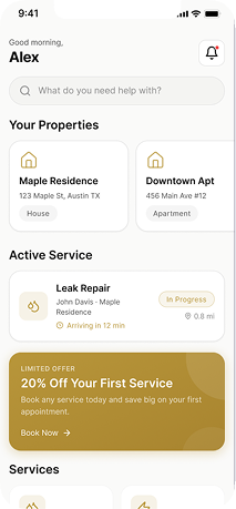 Hausfix app preview